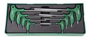 JONNESWAY KLUCZ TORX TYP "L" KOMPLET 8cz. WKŁADKA / PLASTIK H10MT08SP JONNESWAY