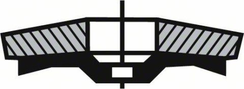 BOSCH ŚCIERNICA LISTKOWA 125mm X571 P 40 BEST FOR METAL WYPUKŁA BOSCH