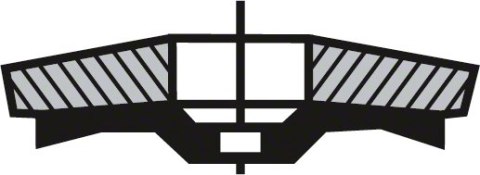 BOSCH ŚCIERNICA LISTKOWA 125mm X571 P120 BEST FOR METAL WYPUKŁA BOSCH