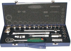 JONNESWAY ZESTAW KLUCZY 25 elem. (1/2" 12-KAT) S04H4925S JONNESWAY
