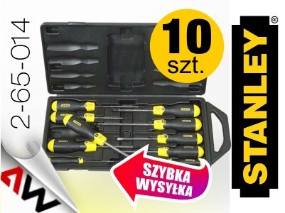 STANLEY WKRĘTAKI 10cz.CUSHION GRIP PŁ + PZ STANLEY