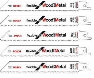 BOSCH BRZESZCZOT DO PIŁY SZABLASTEJ DREWNO METAL S922VF 5 szt BOSCH