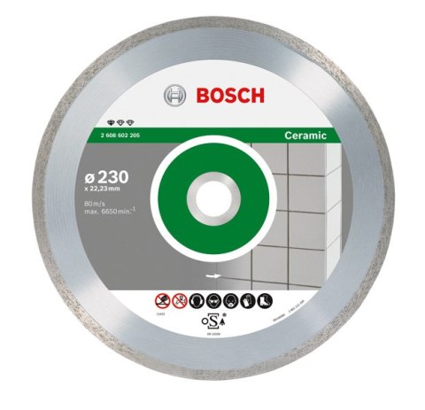 BOSCH TARCZA DIAMENTOWA 230x22 PEŁ CERAMIC BOSCH