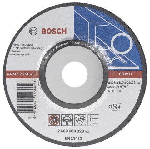 BOSCH TARCZA DO SZLIFOWANIA 125mm x 6mm x 22mm EXPERT FOR METAL BOSCH