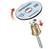 DREMEL TARCZE MET.38/1,25mm 2szt+TRZPIEŃ DREMEL