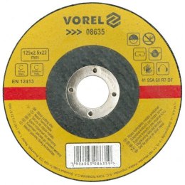 VOREL TARCZA DO CIĘCIA METALU 230 x 2,5 x 22,2mm 08641 TOYA