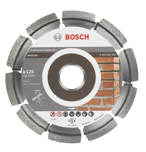 BOSCH TARCZA DIAMENTOWA 125x22 SEG MORTAR BOSCH