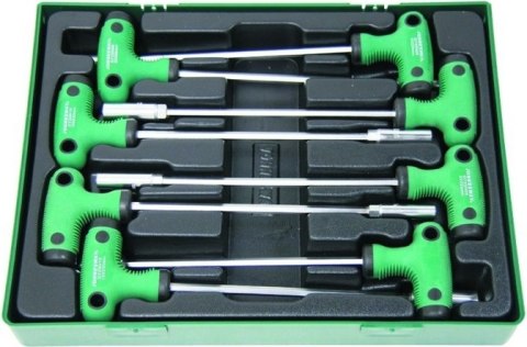 JONNESWAY KLUCZE NASADOWE TRZPIENIOWE Z UCHWYTEM 8szt. /6, 7, 8, 9, 10, 11, 12, 13mm/ D725N08SP JONNESWAY