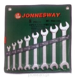 JONNESWAY KLUCZE PŁASKIE KOMPLET 8szt. /6-22mm/ JONNESWAY