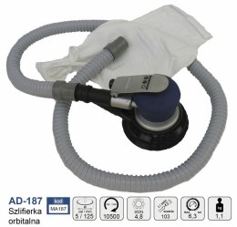 ADLER SZLIFIERKA MIMOŚRODOWA PNEUMATYCZNA 125mm AD-187 ADLER