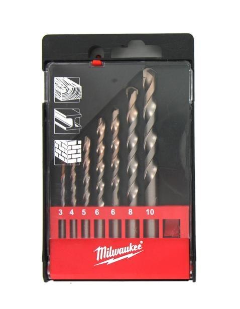 MILWAUKEE WIERTŁO UNIWERSALNE METAL / DREWNO / BETON KOMPLET 6szt. MILWAUKEE
