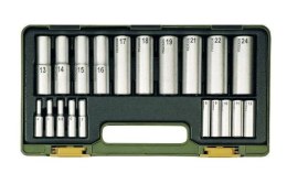 PROXXON KOMPLET NASADEK DŁUGICH 20elem. 1/2