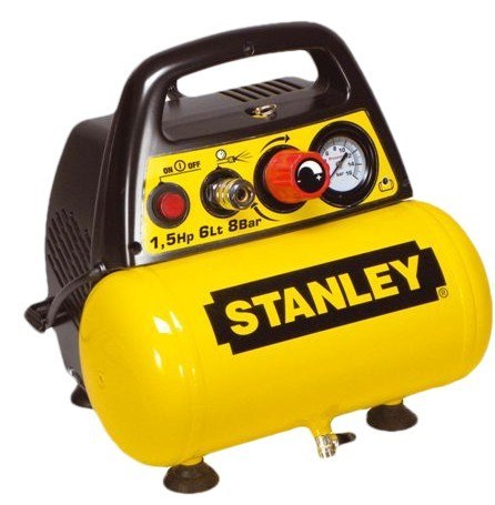 STANLEY KOMPRESOR BEZOLEJOWY 6L 1,5KM 8Bar 180l/min STANLEY