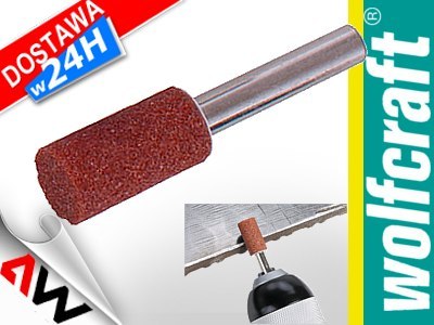 WOLFCRAFT KAMIEŃ SZLIFIERSKI CYLINDRYCZNY 12x22mm WOLFCRAFT