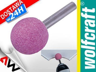 WOLFCRAFT KAMIEŃ SZLIFIERSKI OKRĄGŁY 25mm WOLFCRAFT
