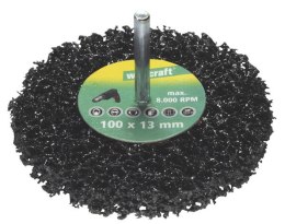 WOLFCRAFT SZCZOTKA TARCZOWA UNIWERSALNA 100mm TRZPIEŃ 6mm WOLFCRAFT