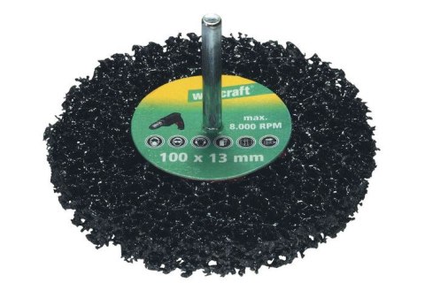 WOLFCRAFT SZCZOTKA TARCZOWA UNIWERSALNA 100mm TRZPIEŃ 6mm WOLFCRAFT