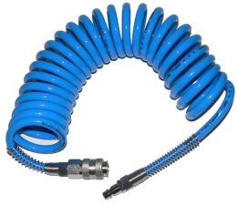 ADLER PRZEWÓD / WĄŻ PNEUMATYCZNY SPIRALNY 6,5 x 10mm 5m POLIURETANOWY, ZE ZŁĄCZKAMI ADLER