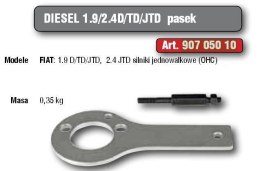 HP BLOKADA KOŁA PASOWEGO WAŁU KORBOWEGO 1.9 D/TD/JTD, 2.4 JTD HP s.c.