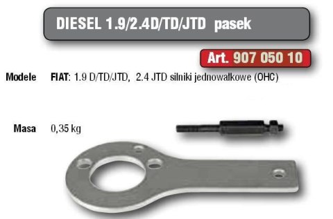 HP BLOKADA KOŁA PASOWEGO WAŁU KORBOWEGO 1.9 D/TD/JTD, 2.4 JTD HP s.c.