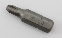 JONNESWAY KOŃCÓWKA KRZYŻOWA PH3 x 25mm 6-kąt. 1/4