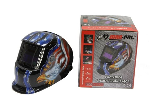 MAR-POL PRZYŁBICA SPAWALNICZA SAMOŚCIEMNIAJĄCA ORZEŁ CZARNA MAR-POL