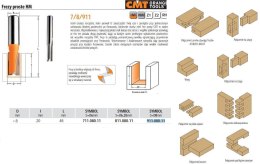 CMT FREZ PROSTY KRÓTKI HM D= 8 I=20 L=48 S=8 CMT