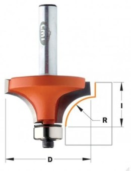 CMT FREZ ZAOKRĄGLAJĄCY Z ŁOŻYSKIEM HM R= 8 D=28,6 I=12,7 S=8 CMT