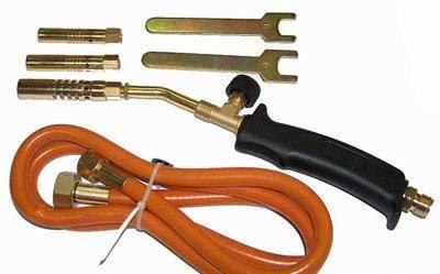 PALNIK LUTOWNICZY + 3 KOŃCÓWKI SILVER SILVER