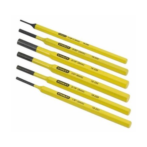 STANLEY WYBIJAKI / PUNKTAKI ZESTAW 6szt. STANLEY