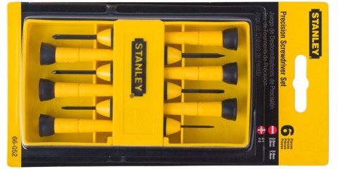 STANLEY ZESTAW WKRĘTAKÓW 6 elem. "ZEGARMISTRZOWSKIE" 66-052 STANLEY