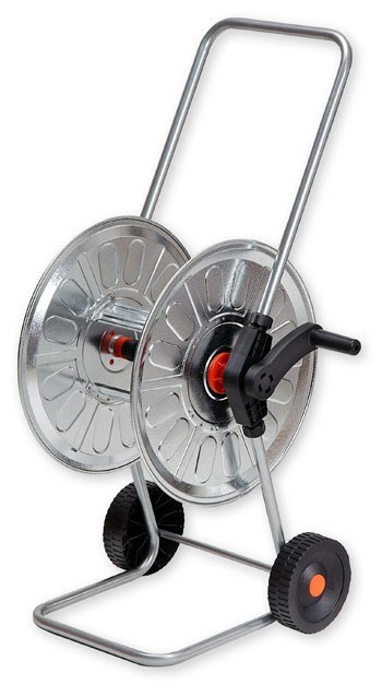 ZINCATO BĘBEN NA WĄŻ ODRODOWY, NA KOŁACH 60mb 1/2" AG212 BRADAS