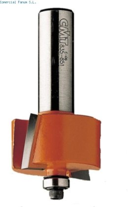 CMT FREZ Z ŁOŻYSKIEM DO WRĘG I PROFILI ZŁĄCZENIOWYCH HM H=12,7 D=34,9 I=12,7 S=8%%% CMT