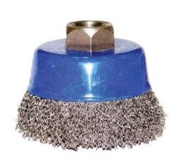 SZCZOTKA DRUCIANA DOCZOŁOWA Z GWINTEM 80 mm SRR-DO80 DREL/CONDOR