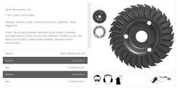TARPOL TARNIK WPUSZCZONY FI = 125mm x 3 x 22,2mm, UNIWERSALNY T-64 TARPOL