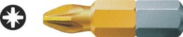 WERA KOŃCÓWKA / Bit (grot) krzyżowy Pozidriv (PZ) tytanowany, typ 855/1 TIN PZ1 x 25mm WERA