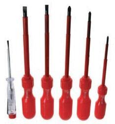 WKRĘTAKI ELEKTROTECHNICZNE 1000V KOMPLET 5szt.+ PRÓBNIK DREL/CONDOR