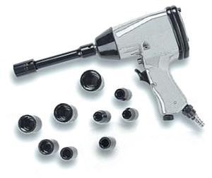 ABAC KLUCZ UDAROWY PNEUMATYCZNY 1/2" DŁUGI +NASADKI ABAC