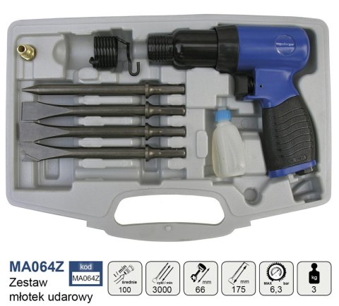 ADLER ZESTAW MŁOTEK UDAROWY 190mm MA064Z ADLER