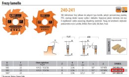CMT FREZ PIŁKOWY - LAMELLO D=100 K=3,96 Z=8 F=22 DO LAMELOWNIC CMT