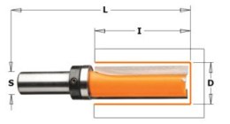 CMT FREZ PROSTY HM D=19 I=50,8 S=12 Z GÓRNYM ŁOŻYSKIEM CMT
