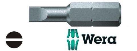 WERA KOŃCÓWKA PŁASKA 800/1 Z, 0.8 x 5.5 x 25 mm WERA
