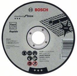 BOSCH TARCZA MET.125mm x 1,0mm x 22mm STANDARD FOR INOX BOSCH