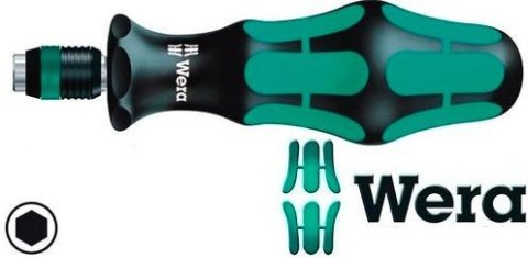 WERA RĘKOJEŚĆ DO BITÓW/GROTÓW SZYBKOMOCUJĄCA 1/4" x 119 mm WERA