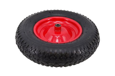 AWTOOLS KOŁO DO TACZKI PNEUMATYCZNE 400 FELGA METAL, ŁOŻYSKO+OŚ, 2 WARSTWY, 2 ATM AWTOOLS