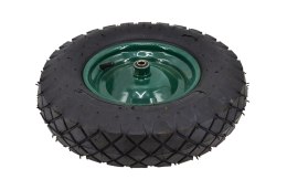 AWTOOLS KOŁO DO TACZKI PNEUMATYCZNE 400, FELGA METAL, ŁOŻYSKO+OŚ, 4 WARSTWY, 1,7 ATM AWTOOLS