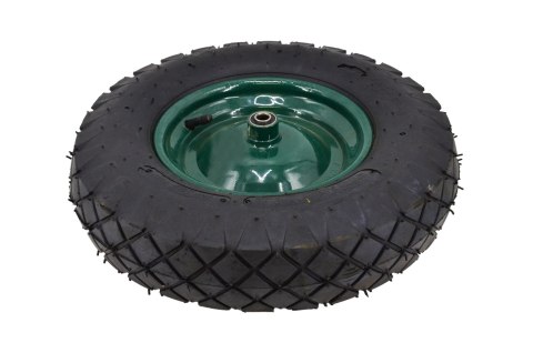 AWTOOLS KOŁO DO TACZKI PNEUMATYCZNE 400, FELGA METAL, ŁOŻYSKO+OŚ, 4 WARSTWY, 1,7 ATM AWTOOLS