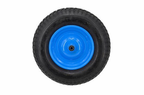 AWTOOLS KOŁO DO TACZKI PNEUMATYCZNE 400, FELGA METAL, ŁOŻYSKO+OŚ, 6 WARSTW, 3,4 ATM AWTOOLS