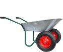 AWTOOLS TACZKA OGRODOWA 100L DWA KOŁA FELGI METALOWE AWTOOLS