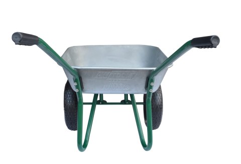 AWTOOLS TACZKA OGRODOWA 100L DWA KOŁA FELGI METALOWE AWTOOLS